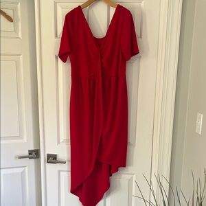 Elegant Red Women's Dress